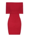Elisabetta Franchi Woman Mini Dress Red Size 4 Wool, Cashmere