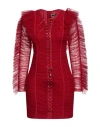 Elisabetta Franchi Woman Short Dress Red Size 8 Polyamide In Red