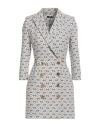 Elisabetta Franchi Woman Mini Dress White Size 4 Polyester, Elastane