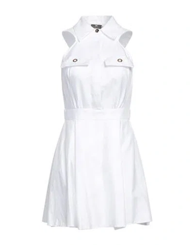 Elisabetta Franchi Woman Mini Dress White Size 6 Cotton