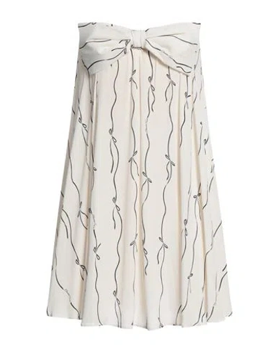 Elisabetta Franchi Woman Mini Dress White Size 8 Viscose