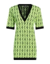 Elisabetta Franchi Woman Mini Dress Yellow Size 4 Polyamide, Viscose, Polypropylene, Polyester