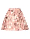 Elisabetta Franchi Mini Skirts In Pastel Pink