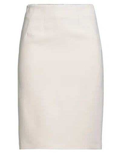 Elisabetta Franchi Woman Mini Skirt Beige Size 6 Viscose, Elastane