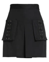 Elisabetta Franchi Woman Mini Skirt Black Size 8 Cotton, Elastane