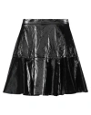 Elisabetta Franchi Woman Mini Skirt Black Size 10 Viscose, Polyester, Cotton, Metal, Polyurethane Re In Black