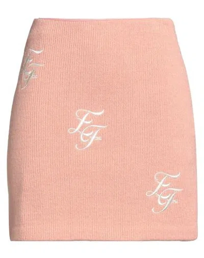 Elisabetta Franchi Woman Mini Skirt Blush Size 6 Virgin Wool, Acrylic