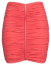 Elisabetta Franchi Woman Mini Skirt Coral Size 4 Polyamide
