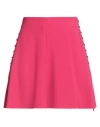 Elisabetta Franchi Woman Mini Skirt Fuchsia Size 4 Polyester, Elastane In Pink