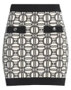 Elisabetta Franchi Minigonna In Viscosa Jaquard In White