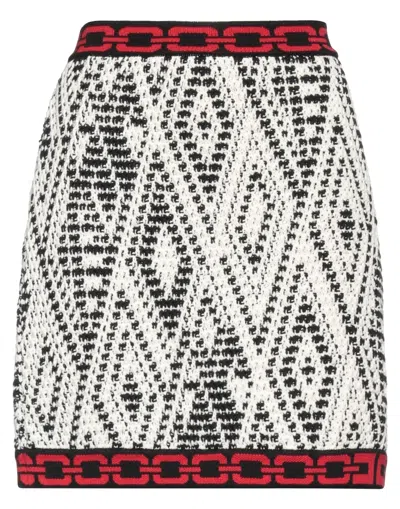 Elisabetta Franchi Mini Skirts In White