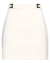 Elisabetta Franchi Woman Mini Skirt Ivory Size 4 Polyester, Elastane In White