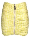 Elisabetta Franchi Geometric-pattern Mini Skirt In Green