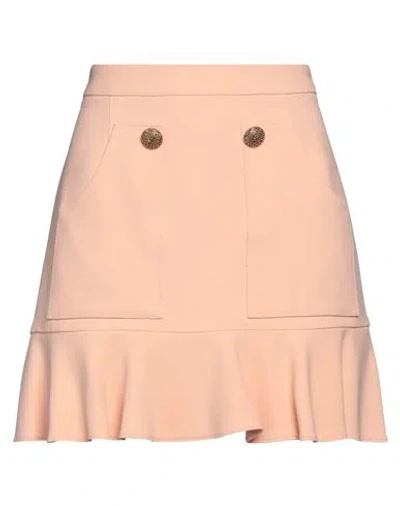 Elisabetta Franchi Woman Mini Skirt Light Pink Size 10 Viscose, Elastane