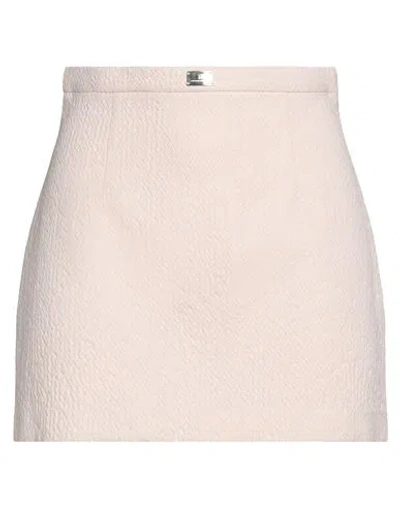 Elisabetta Franchi Woman Mini Skirt Light Pink Size 8 Tencel, Polyester, Acrylic, Viscose, Wool