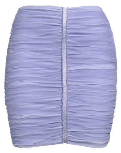 Elisabetta Franchi Woman Mini Skirt Lilac Size 4 Polyamide