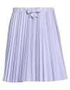 Elisabetta Franchi Woman Mini Skirt Lilac Size 8 Polyester, Polyurethane Coated In Purple