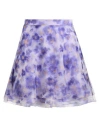 Elisabetta Franchi Woman Mini Skirt Lilac Size 4 Polyester In Purple