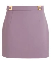 Elisabetta Franchi Woman Mini Skirt Mauve Size 8 Polyester, Elastane