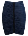 Elisabetta Franchi Woman Mini Skirt Midnight Blue Size 4 Polyamide, Elastane