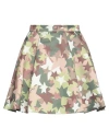 Elisabetta Franchi Woman Mini Skirt Military Green Size 6 Polyester