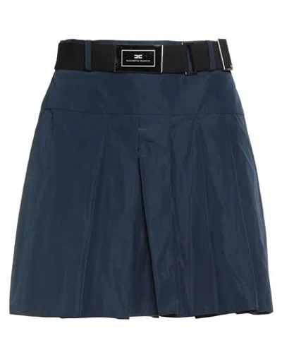 Elisabetta Franchi Woman Mini Skirt Navy Size 4 Polyester