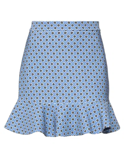 Elisabetta Franchi Mini Skirts In Blue