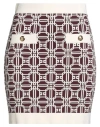 Elisabetta Franchi Woman Mini Skirt Plum Size 8 Viscose, Polyamide
