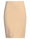 Elisabetta Franchi Woman Mini Skirt Sand Size 8 Viscose, Elastane In Beige