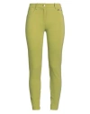 Elisabetta Franchi Woman Pants Lime Green Size 8 Viscose, Cotton, Polyamide, Elastane In Green