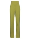 Elisabetta Franchi Woman Pants Acid Green Size 4 Polyester, Elastane