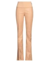 Elisabetta Franchi Woman Pants Apricot Size 8 Polyester, Polyurethane In Orange