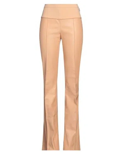 Elisabetta Franchi Woman Pants Apricot Size 8 Polyester, Polyurethane In Orange