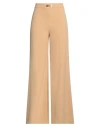 Elisabetta Franchi Woman Pants Beige Size 10 Polyester, Elastane