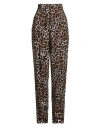 Elisabetta Franchi Woman Pants Beige Size 8 Viscose, Elastane In Brown