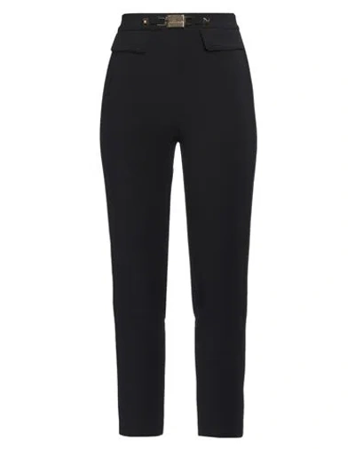 Elisabetta Franchi Logo Plaque Straight In Black