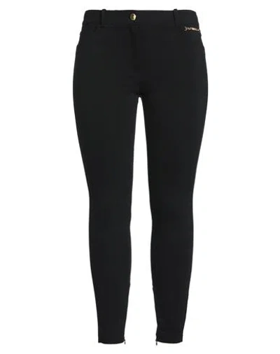 Elisabetta Franchi Woman Pants Black Size 10 Viscose, Cotton, Polyamide, Elastane In Black