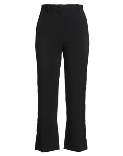 Elisabetta Franchi Woman Pants Black Size 12 Polyester, Elastane