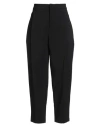 Elisabetta Franchi Woman Pants Black Size 12 Polyester, Elastane In Blue