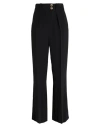 Elisabetta Franchi Woman Pants Black Size 12 Polyester, Elastane In Black