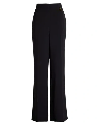 Elisabetta Franchi Woman Pants Black Size 8 Polyester, Elastane