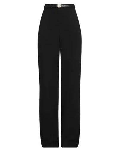 Elisabetta Franchi Woman Pants Black Size 10 Polyester, Polyurethane