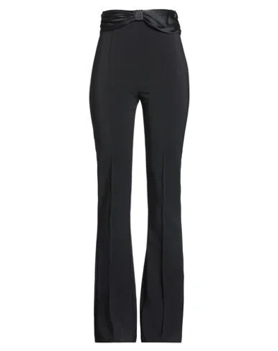 Elisabetta Franchi Woman Pants Black Size 4 Polyester, Elastane, Acetate, Viscose