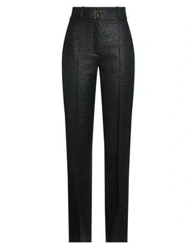 Elisabetta Franchi Woman Pants Black Size 6 Acrylic, Polyester, Wool, Cotton