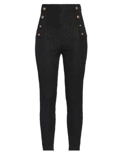 Elisabetta Franchi Woman Pants Black Size 6 Cotton, Viscose, Polyamide