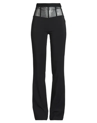 Elisabetta Franchi Woman Pants Black Size 6 Polyester, Elastane