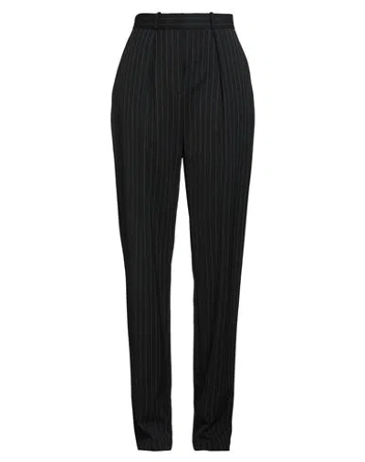 Elisabetta Franchi Woman Pants Black Size 6 Polyester, Virgin Wool, Elastane