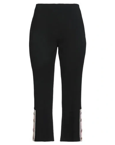 Elisabetta Franchi Woman Pants Black Size 6 Virgin Wool