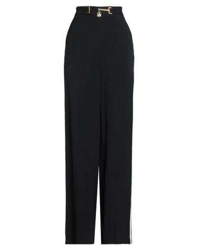 Elisabetta Franchi Woman Pants Black Size 8 Acetate, Viscose