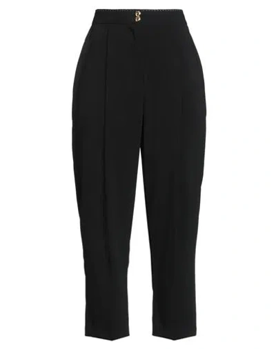 Elisabetta Franchi Woman Pants Black Size 8 Polyester, Elastane